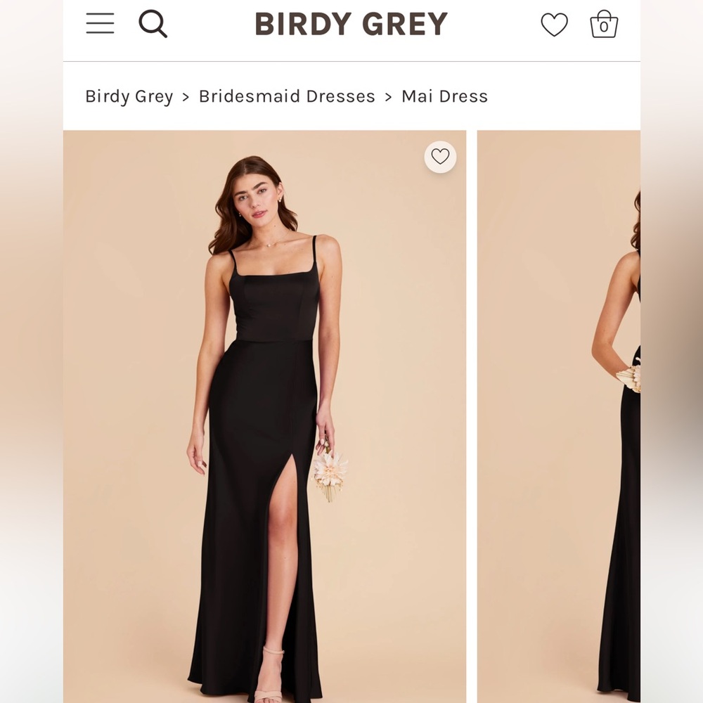 Birdy grey Bridesmaid dress. Style Mai Matte. NWT.